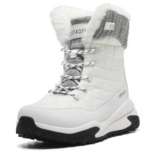 Women's Lightweight Waterproof Faux Fur Snow Boots