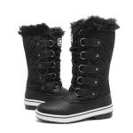 Warm Waterproof Fur-Lined Women's Snow Boots