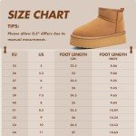 Chestnut Platform Mini Ankle Boots for Women