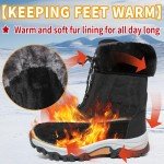 Women's Waterproof Winter Snow Boots with Fur Lining
