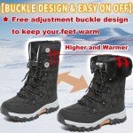 Women's Waterproof Winter Snow Boots with Fur Lining
