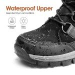 Women's Waterproof Winter Snow Boots - Size 9, Black