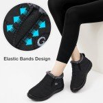 Women's Waterproof Fur-Lined Winter Ankle Booties