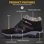 Women's Fur-Lined Ankle Snow Boots for Winter