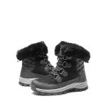 Women's Waterproof Winter Snow Boots - Size 9, Black