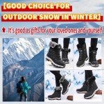 Women's Waterproof Winter Snow Boots with Fur Lining