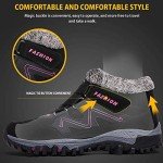 Women's Fur-Lined Ankle Snow Boots for Winter