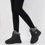 Waterproof Winter Snow Boots for Women - Black