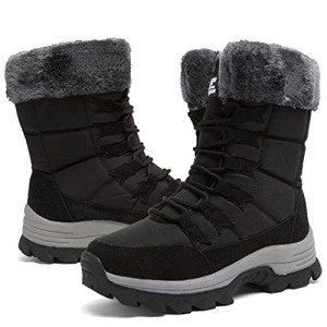 Women's Waterproof Fur-Lined Winter Snow Boots