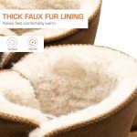 Cozy Faux Fur Bow Winter Boots for Women