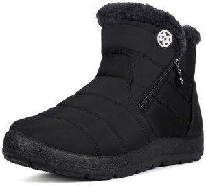 Eagsouni Women's Warm Fur-Lined Winter Boots