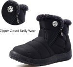 Eagsouni Women's Warm Fur-Lined Winter Boots