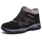 Warm Fur-Lined Women's Snow Boots for Winter