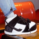 Fluffy Plush Sneaker Slippers for Women & Men