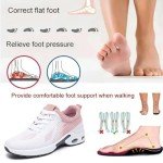 Women's Orthopedic Running Sneakers - Arch Support Black