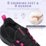 Bravover Women's Lightweight Slip-On Fashion Sneakers