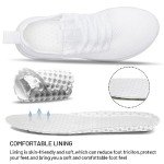 Lightweight Breathable Women’s Running Sneakers - White