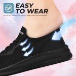 ASHION Women's Lightweight Breathable Running Sneakers