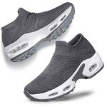 YHOON Women's Slip-On Air Cushion Running Sneakers