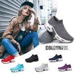 YHOON Women's Slip-On Air Cushion Running Sneakers