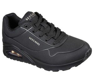 Skechers Women's Uno Fashion Sneakers - Black 7