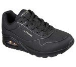 Skechers Women's Uno Fashion Sneakers - Black 7