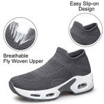 YHOON Women's Slip-On Air Cushion Running Sneakers