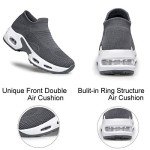 YHOON Women's Slip-On Air Cushion Running Sneakers