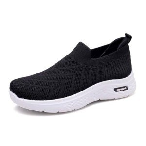 Sunnysweet Women's Comfortable Slip-On Walking Sneakers