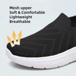 Sunnysweet Women's Comfortable Slip-On Walking Sneakers