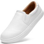 STQ Women's White Slip-On Casual Sneakers Size 6