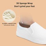 STQ Women's White Slip-On Casual Sneakers Size 6