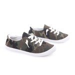 Camo Women's Slip-On Canvas Casual Sneakers