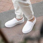 STQ Women's White Slip-On Casual Sneakers Size 6