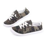 Camo Women's Slip-On Canvas Casual Sneakers