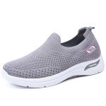 Sunnysweet Women's Slip-On Walking Sneakers - Grey