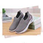 Sunnysweet Women's Slip-On Walking Sneakers - Grey