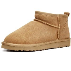 Warm Fur-Lined Mini Ankle Boots for Women