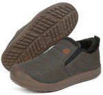 Cozy Dark Grey Fur-Lined Winter Ankle Boots