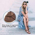 Bohemian Jeweled Flat Sandals for Women