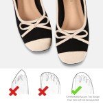 Chic Two-Tone Cap Toe Ballet Flats for Women