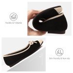 Chic Two-Tone Cap Toe Ballet Flats for Women