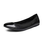 DREAM PAIRS Women's Foldable Ballet Flats - Black