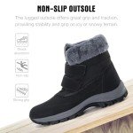 Waterproof Women's Winter Snow Boots with Fur Lining