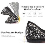 Silver Bowknot Pointed Toe Women’s Flats