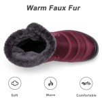 Women's Warm Fur-Lined Winter Snow Ankle Boots