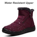 Women's Warm Fur-Lined Winter Snow Ankle Boots