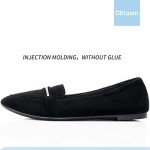 Women's Pointy Toe Faux Suede Loafer Flats