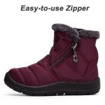 Women's Warm Fur-Lined Winter Snow Ankle Boots
