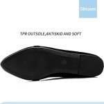 Women's Pointy Toe Faux Suede Loafer Flats